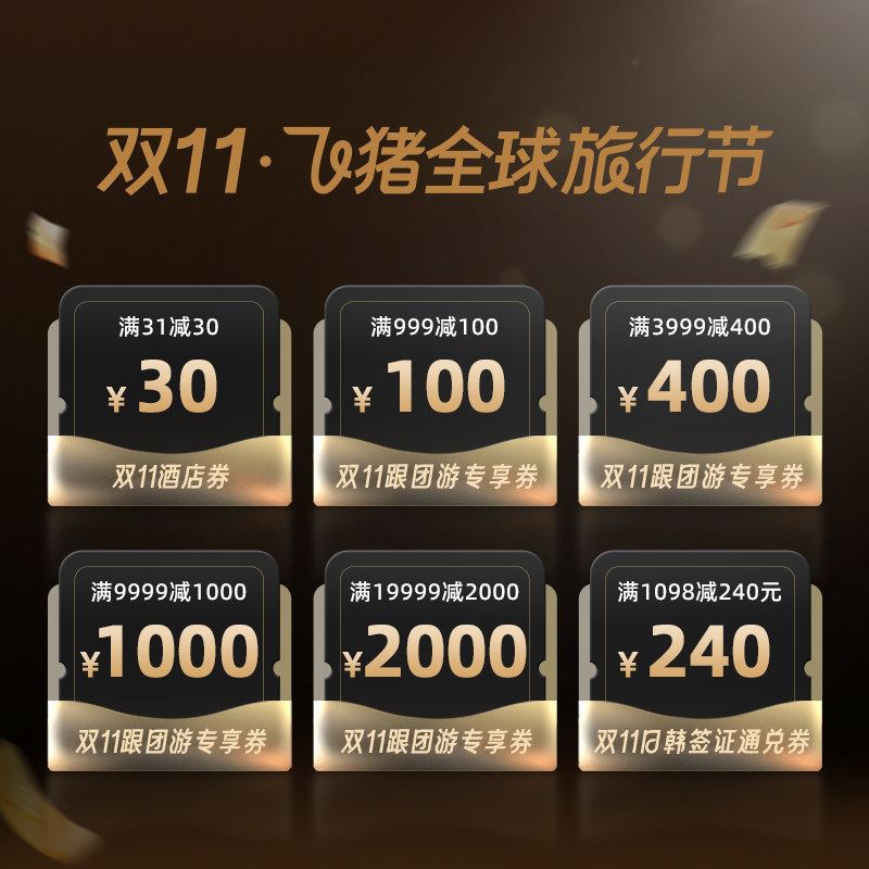 限时抢！双11爆款补贴券包至高可省3770元
