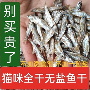 猫零食小鱼干淡水无盐鱼干乌龟猫咪零食增肥发腮补钙宠物零食猫粮