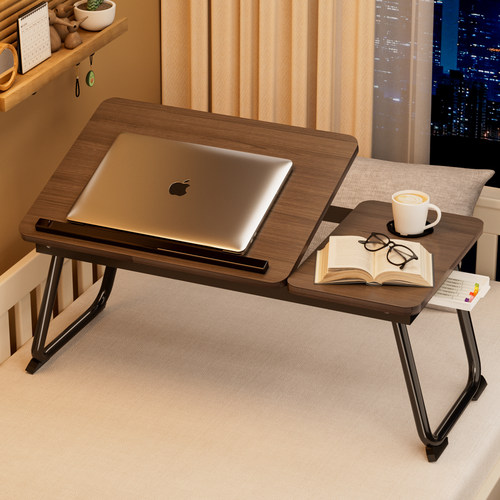 可移动床上小桌子可折叠收纳笔记型电脑支架书桌学生宿舍上铺懒人