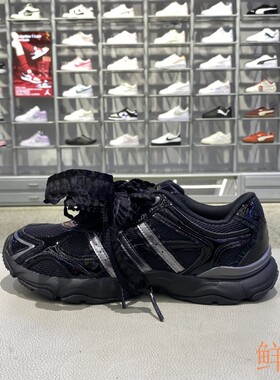 正品新款ADIDAS阿迪达斯女透气时尚蝴蝶结轻便运动休闲鞋KZ9639