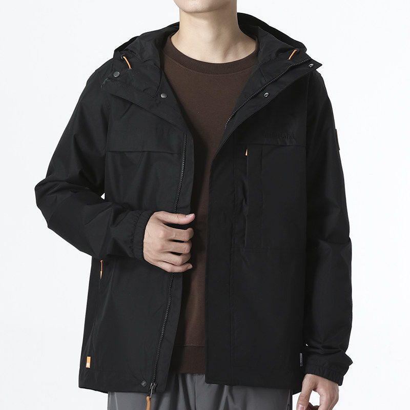 秋新款正品Timberland添柏岚男运动休闲单薄冲锋衣外套A695W001