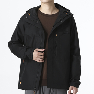秋新款Timberland添柏岚男运动休闲单薄冲锋衣外套A695W001