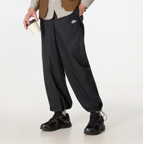 秋季新款正品NIKE耐克简约刺绣LOGO男运动休闲梭织长裤IQ0922-010
