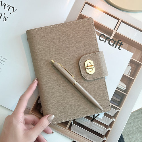 云本A5A6A7旋转扣PU皮活页笔记本