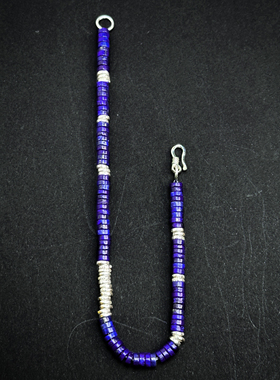 CHERIENIU青金石s925纯银手链隔片手串小众男女礼物