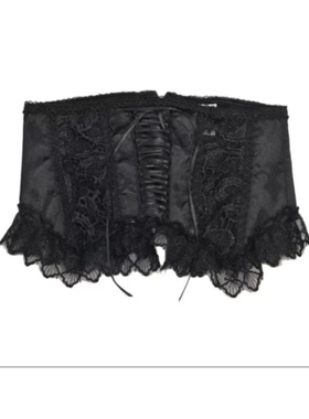 黑色性感束腰外穿外搭鱼骨腰封裙带小众鱼骨腰封显瘦腰带