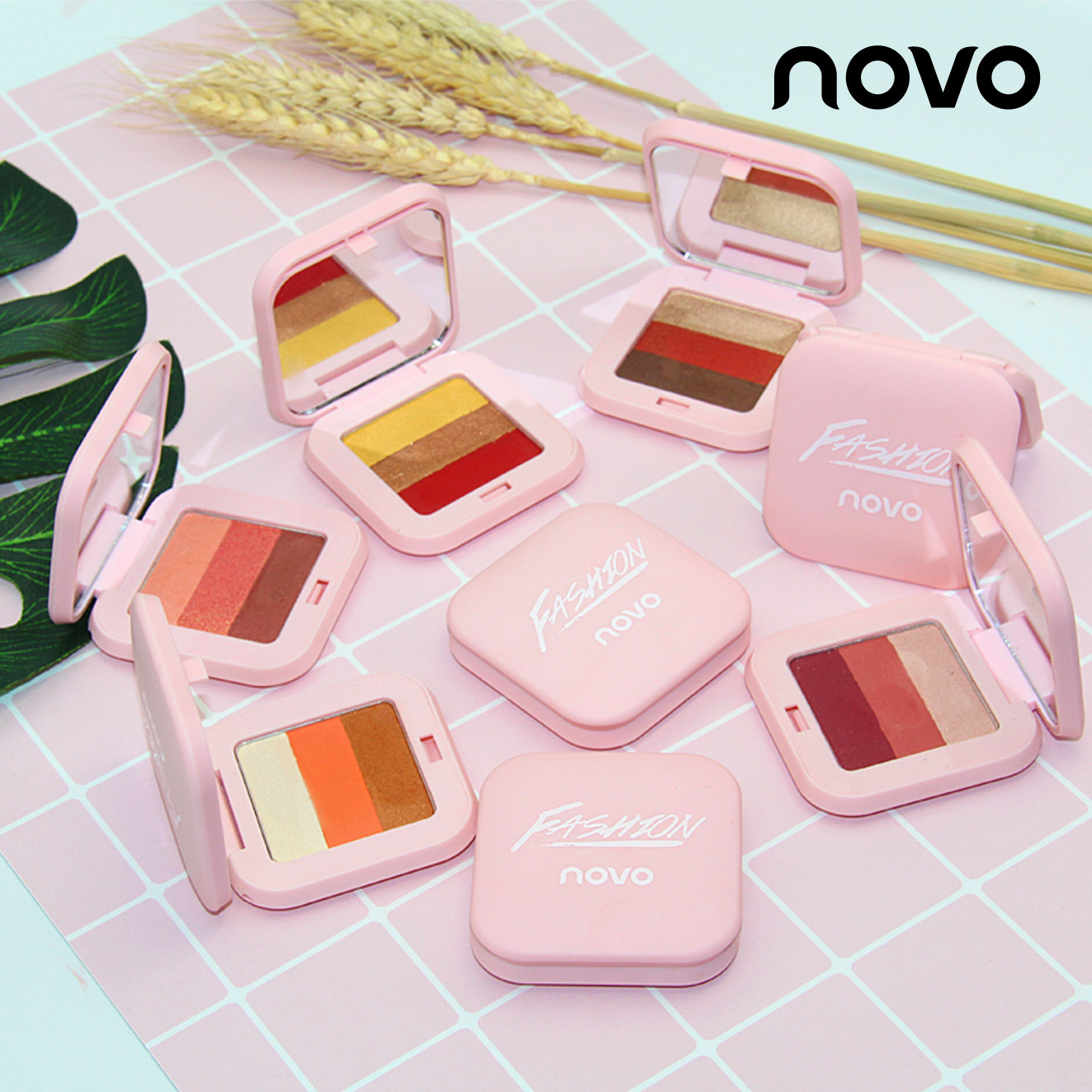NOVOÁ鶯ÈýÉ«½¥±äÑÛÓ°ºÐ ±ãЯʽ¶àÉ«¿ÉÑ¡ °Ù´îÒ×ÉÏÉ«3É«ÑÛÓ°ºÐ