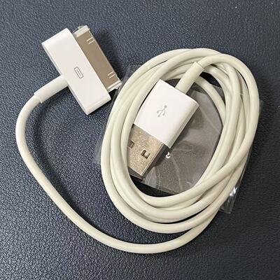 库存4S拆机原装ipod video classic3数据线老款宽口nano5原配充电线
