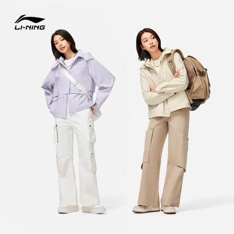 李宁女子加厚时尚潮流运动风衣