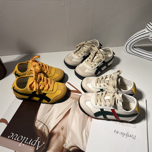 春款女童鞋子小童学步鞋德训鞋儿童运动鞋2025春秋新款男童板鞋潮