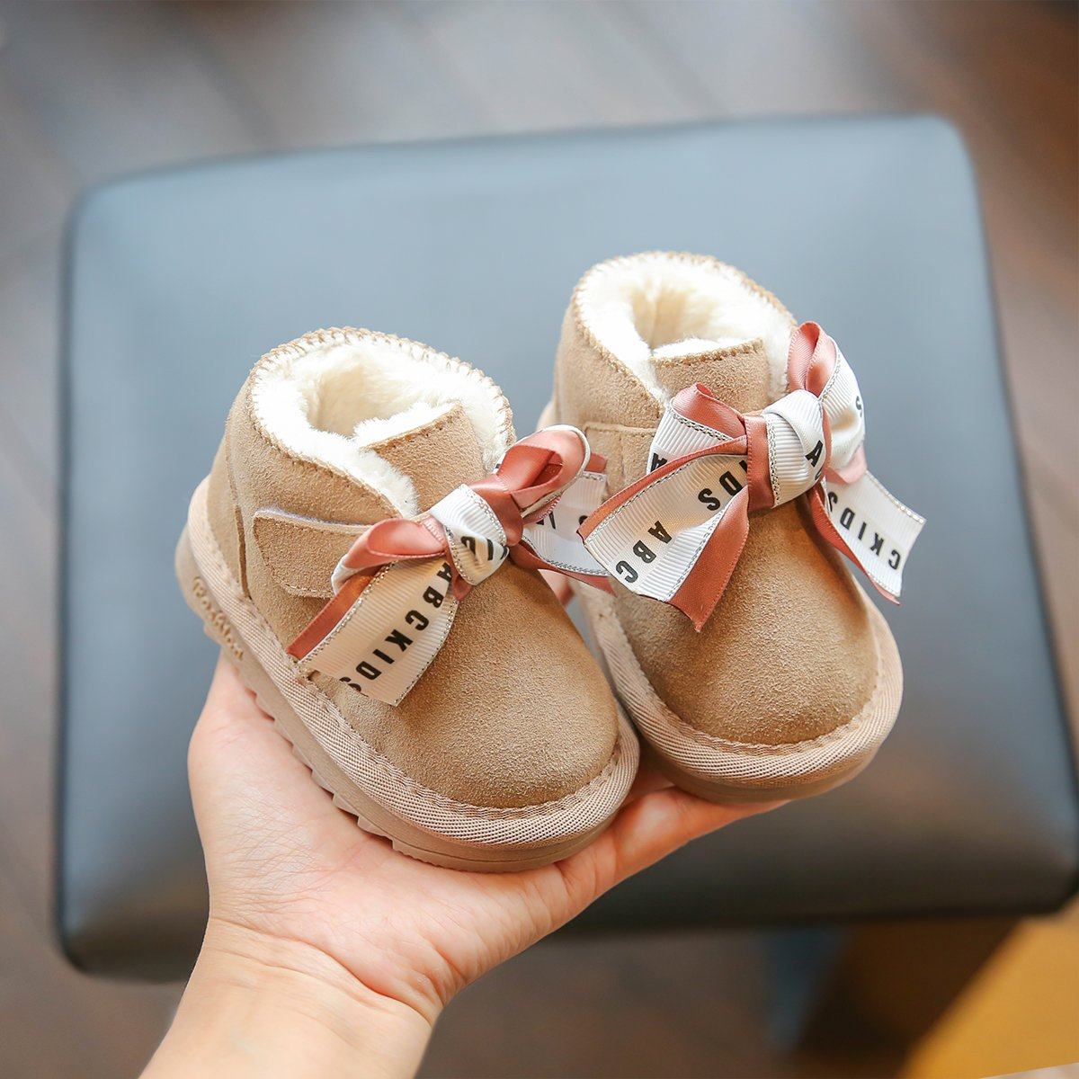 一岁女宝宝鞋子冬季加绒婴幼儿棉鞋软底保暖学步鞋防滑婴儿雪地靴,童鞋/婴儿鞋/亲子鞋,学步鞋,淘宝优惠券,粉丝福利购,淘宝优惠卷