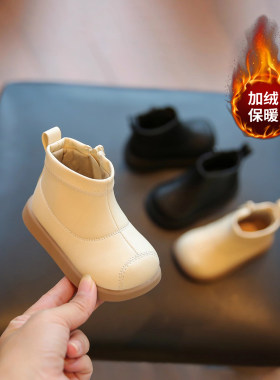 女宝宝靴子真皮马丁靴百搭