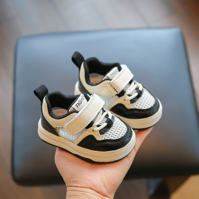 婴儿软底男童运动板鞋
