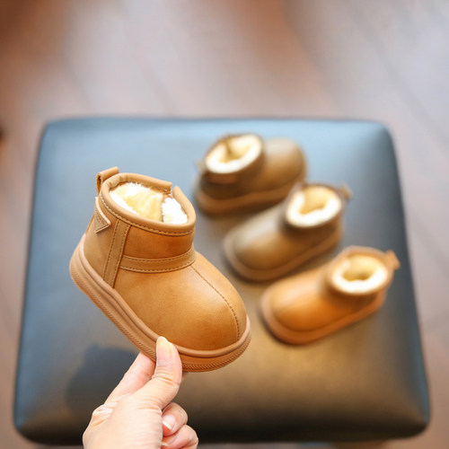 卡皮巴拉复古百搭雪地靴