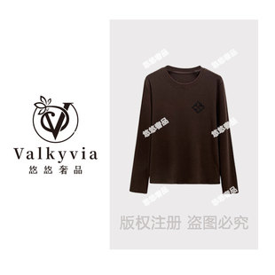 Valkyvia 烫钻T恤衫 悠悠奢品 时尚 2025秋冬百搭潮流上衣 68312