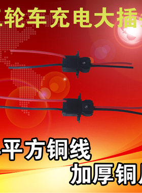 正品电动三轮车配件充电大插头插座厂家配套20套包邮特价促销中