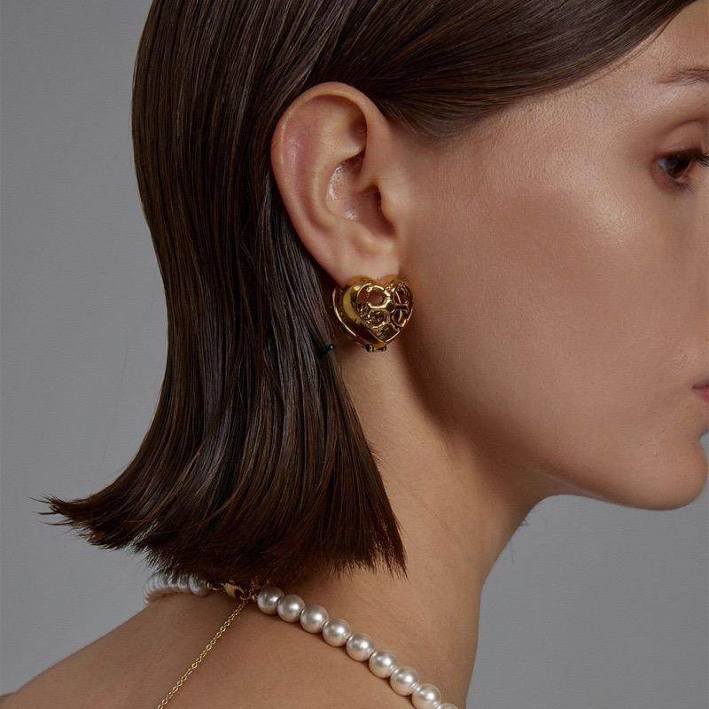 ccc同款镂空爱心耳环时髦个性三戴桃心百搭高级感开心果耳钉耳饰,饰品/流行首饰/时尚饰品新,耳环,淘宝优惠券,粉丝福利购,淘宝优惠卷