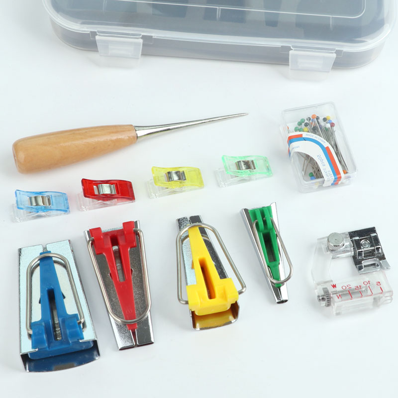 制带工具自缝纫机卷边布条拉筒包边器滚边锁边对折封边做旗袍边条