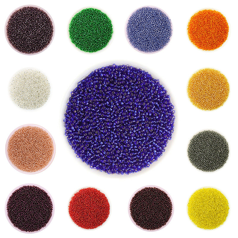 米珠串珠专用珠绣圆珠玻璃十字绣珠配件材料刺绣珠子手工diy珠珠