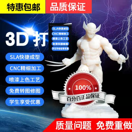 模型3d打印服务WANGLIN光敏树脂