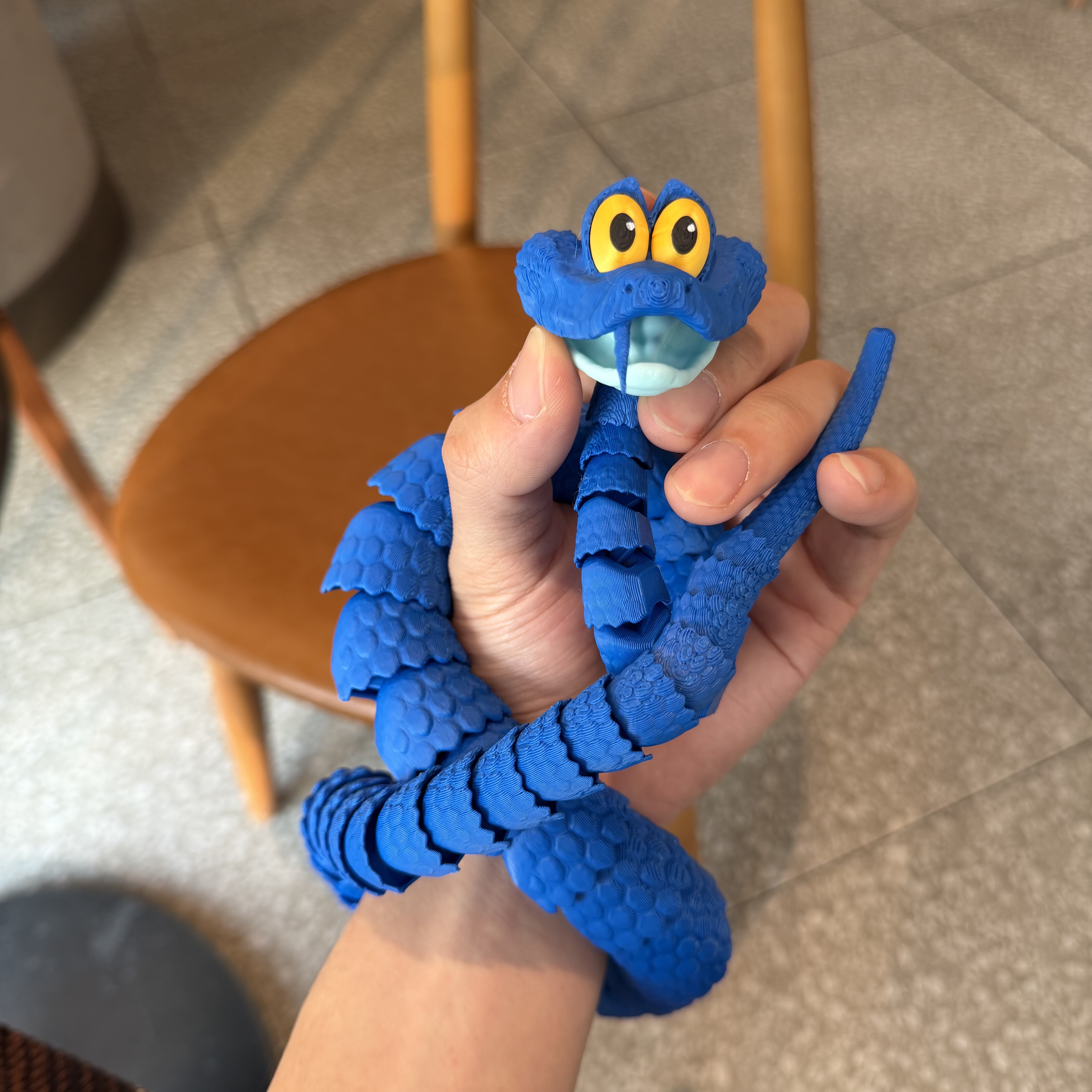 盖瑞一条蛇模型玩具3D打印疯狂动物城2周边玩具送男孩Gary儿童