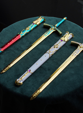 金属石中剑模型兵器Fate/stay night周边摆件手办贞德剑未开刃