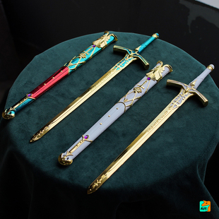 金属石中剑模型兵器Fate/stay night周边摆件手办贞德剑未开刃