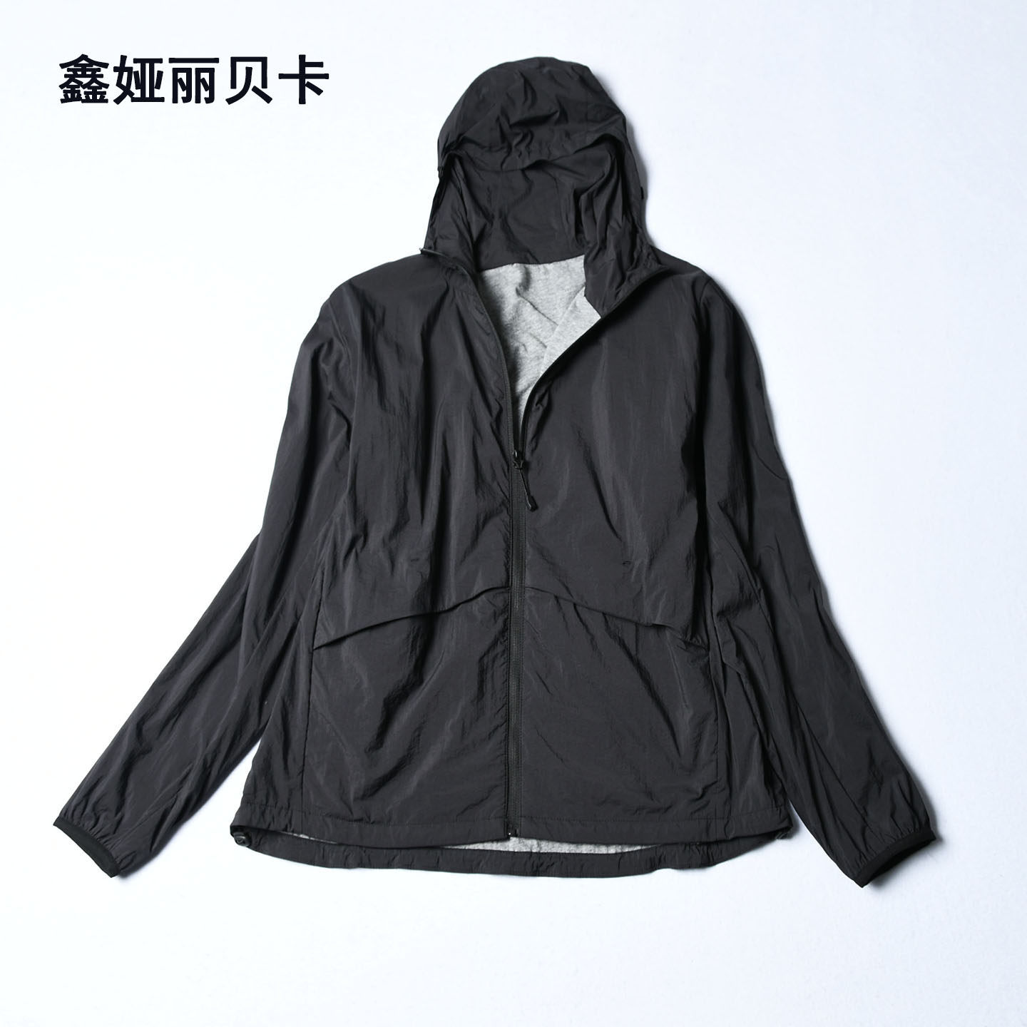 丽贝卡26010 2026春季新款速干带里衬修身显瘦短款连帽外套女上衣