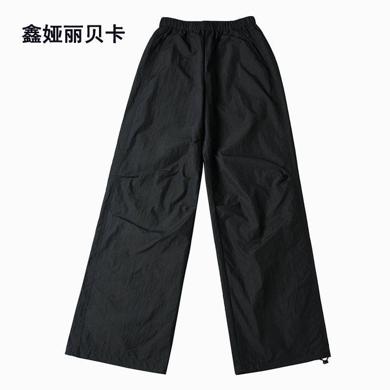 高腰休闲鑫娅丽贝卡长裤直筒裤