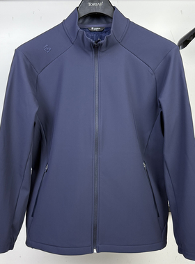 探路者软壳衣男 25秋冬户外防风舒适保暖立领加绒外套TAEEAN91531