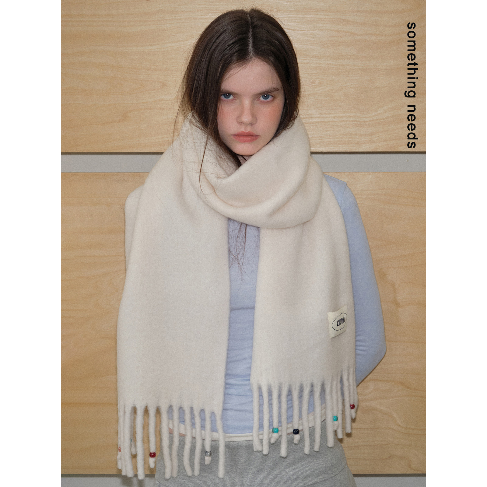 郑佰万 秋冬手工流苏串珠马海毛围巾女百搭纯色羊毛围脖加厚保暖,服饰配件/皮带/帽子/围巾,围巾/丝巾/披肩,淘宝优惠券,粉丝福利购,淘宝优惠卷