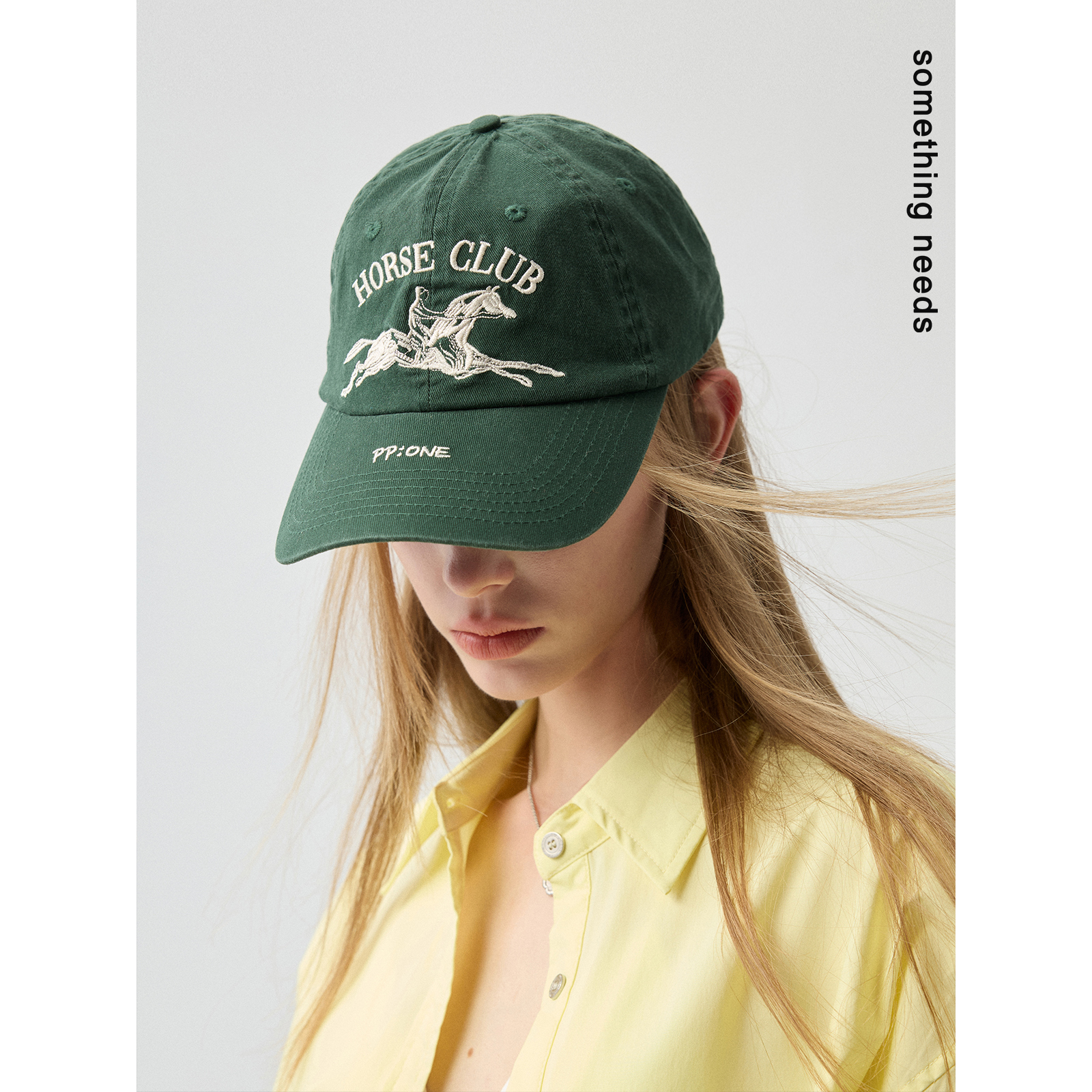 美式复古骑马人鸭舌帽女氛围感