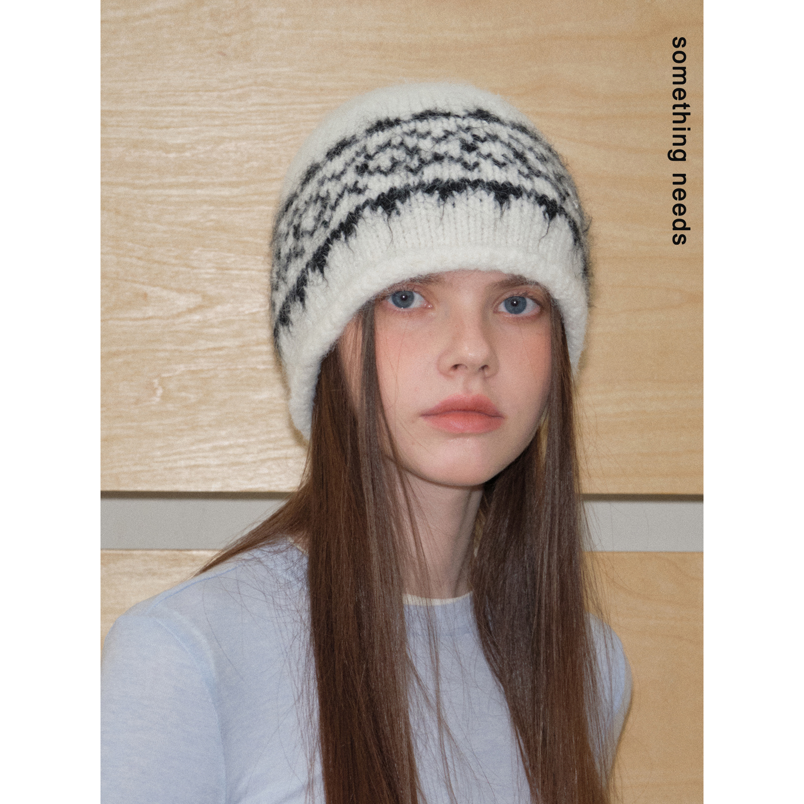 费尔岛节日限定柔软针织包头帽