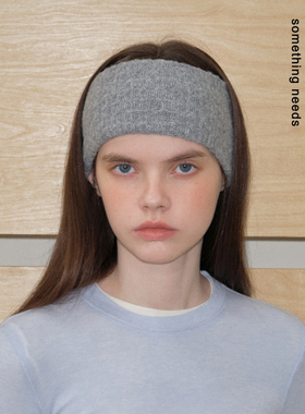 郑佰万 Bella运动风时髦针织束发带女2025秋冬新款弹力发箍显脸小