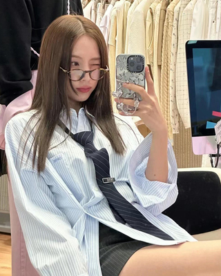 2024新款学院风领带设计感