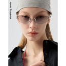 防晒未来感眼镜女潮酷 遮阳墨镜夏季 郑佰万 复古辣妹太阳镜Y2K个性