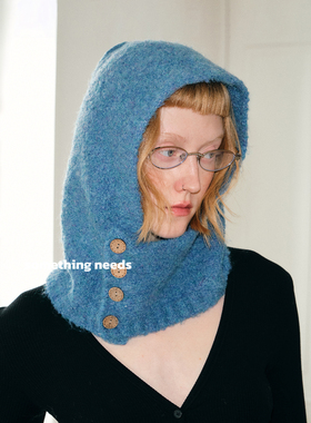 郑佰万 围脖一体式巴拉克拉法帽女冬季防寒针织包头帽子时髦百搭