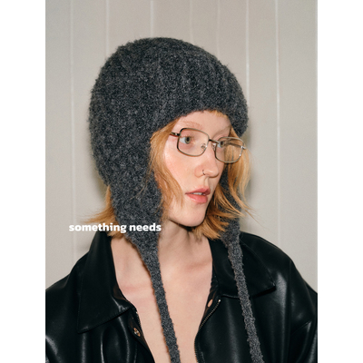 2024新款冬季毛绒针织帽