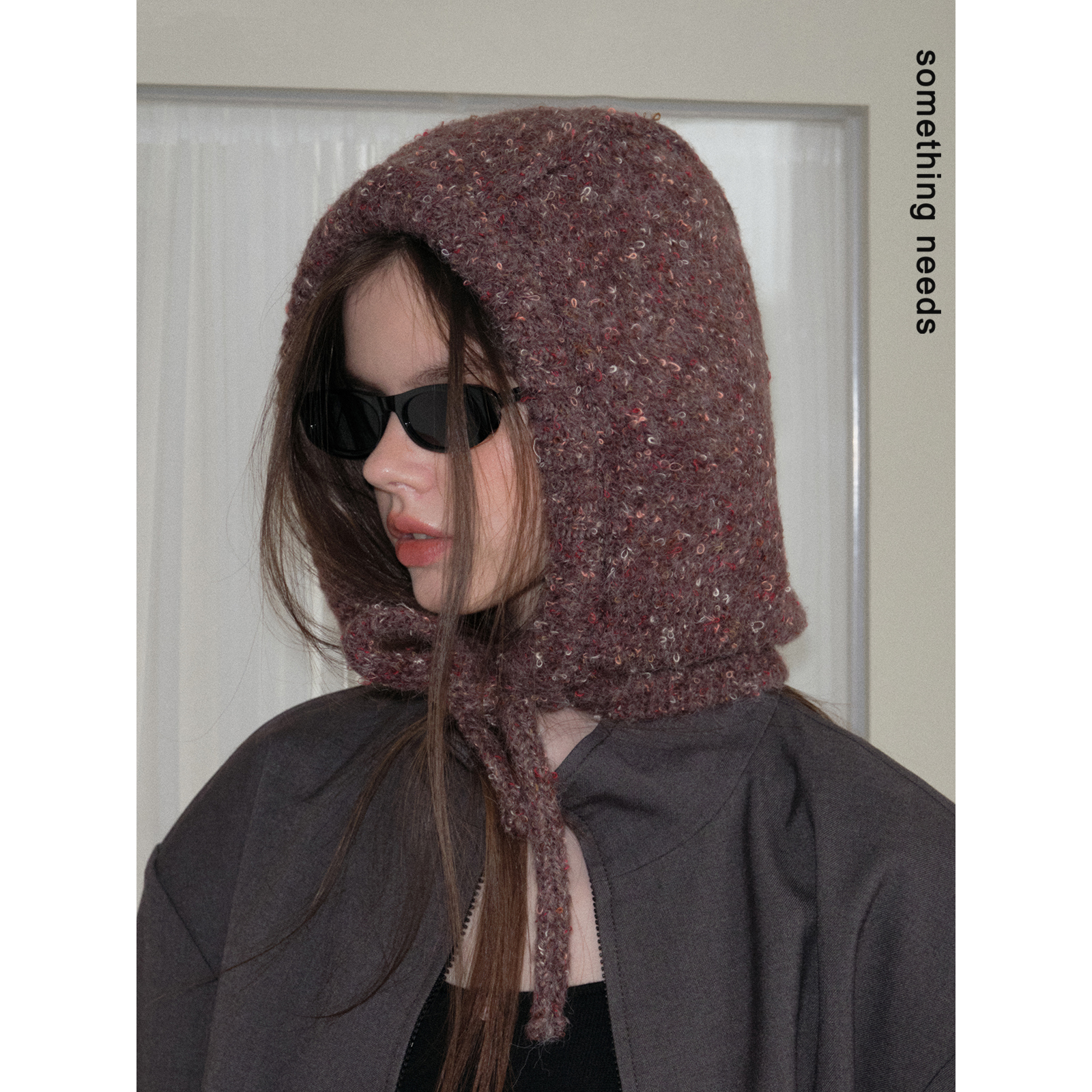 彩纱高品质绑带巴拉克拉法帽