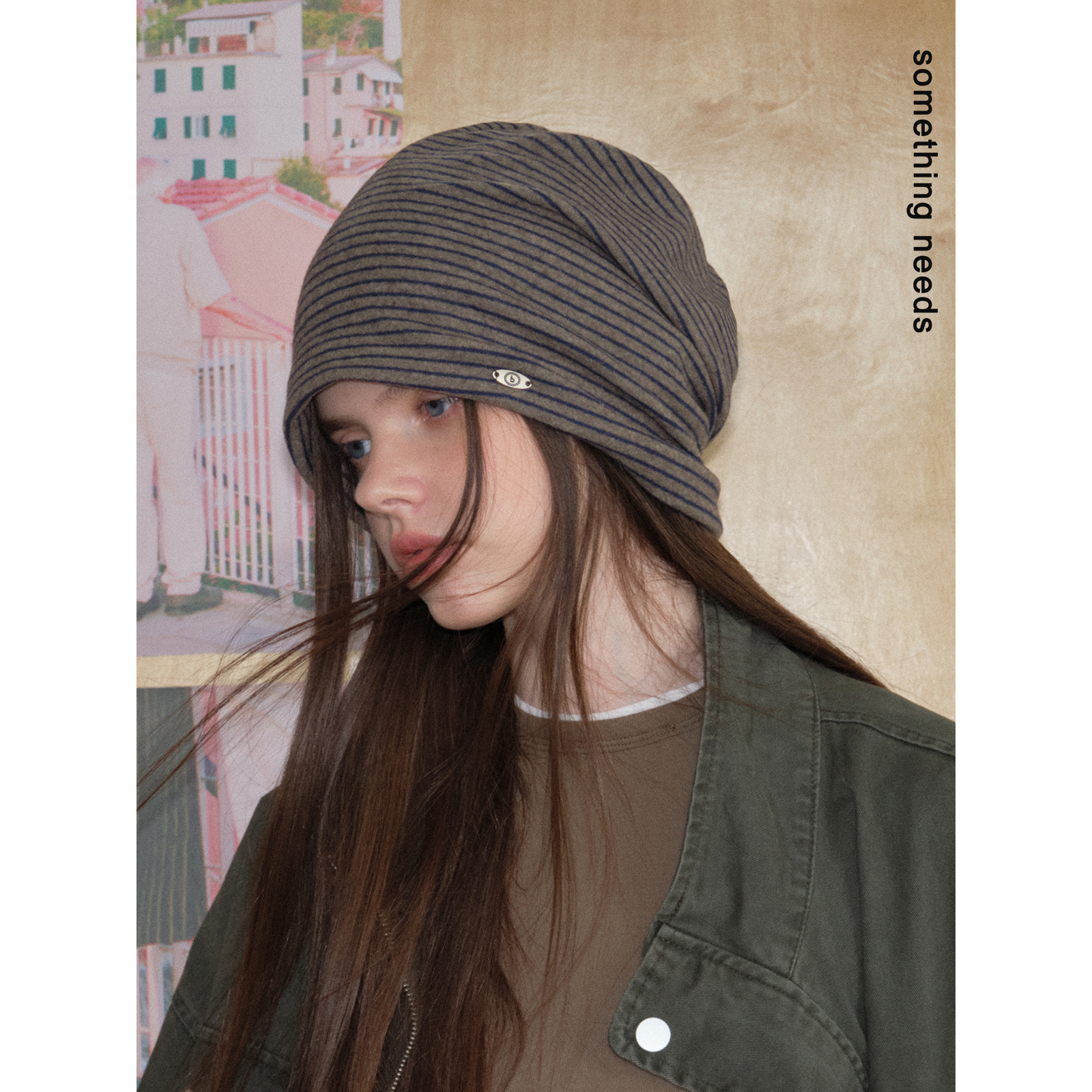 时髦主角！氛围感百搭条纹冷帽