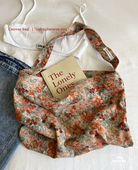 韩系博主同款 碎花百搭单肩斜挎包大容量慵懒日系风学生日常通勤包