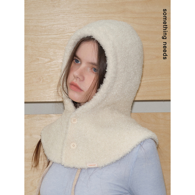 雪中精灵冬季保暖出片氛围包头帽