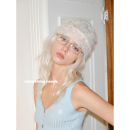 郑佰万 包头帽春夏镂空百搭帽子 浪漫蕾丝花包冷帽女韩系ins博主款