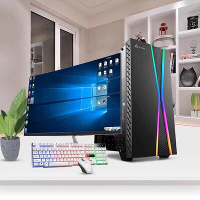 台式电脑主机i3i5i7全套公司采购显示器办公设计游戏