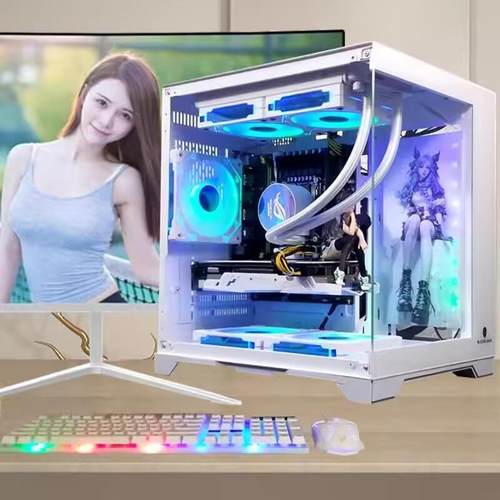 电脑主机酷睿i5四核处理器8G台式机家用企业办公DIY组装机