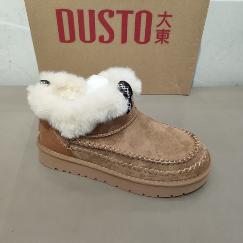 大东雪地靴2025冬季新款时尚休闲简约百搭舒适轻便雪地靴女鞋1722