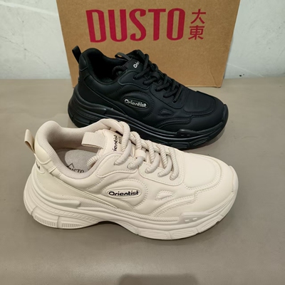 大东老爹鞋女2025秋季新款时尚休闲鞋女士舒适百搭面包运动鞋3295