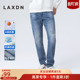 版 莱克斯顿修身 丹宁牛仔裤 春夏新款 男 休闲百搭直筒长裤 抗菌防螨