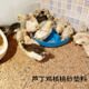 垫料发酵床宠物卢丁鸡专用核桃沙子饲养箱造景用品 芦丁鸡核桃砂