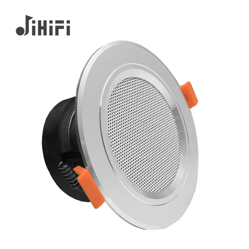 创智JiHiFi-筒灯版背景音乐主机系统套装 定阻吸顶天花喇叭音响